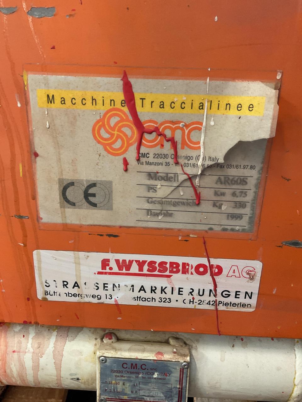 Strassenmarkiermaschine