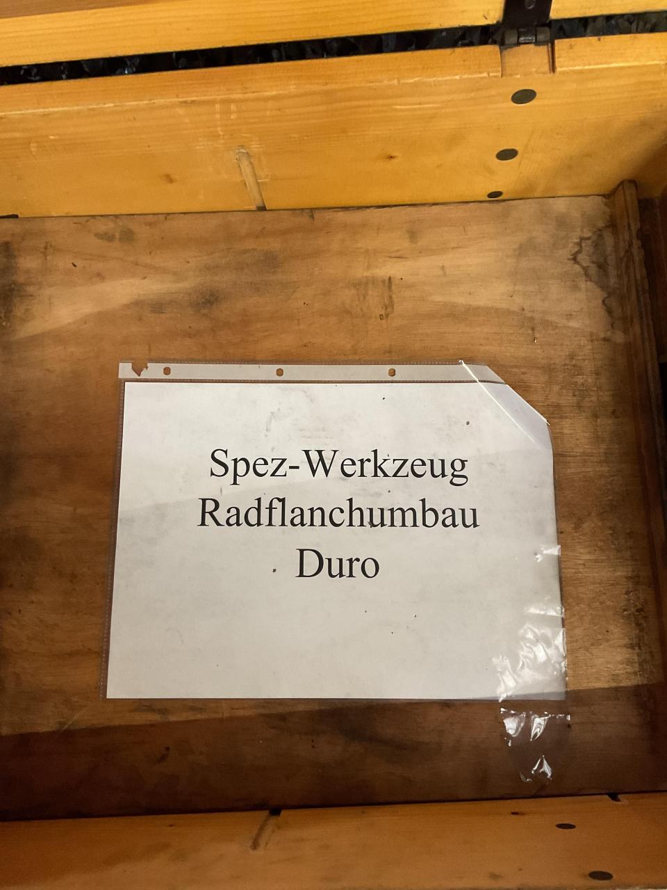 Radflanschumbau