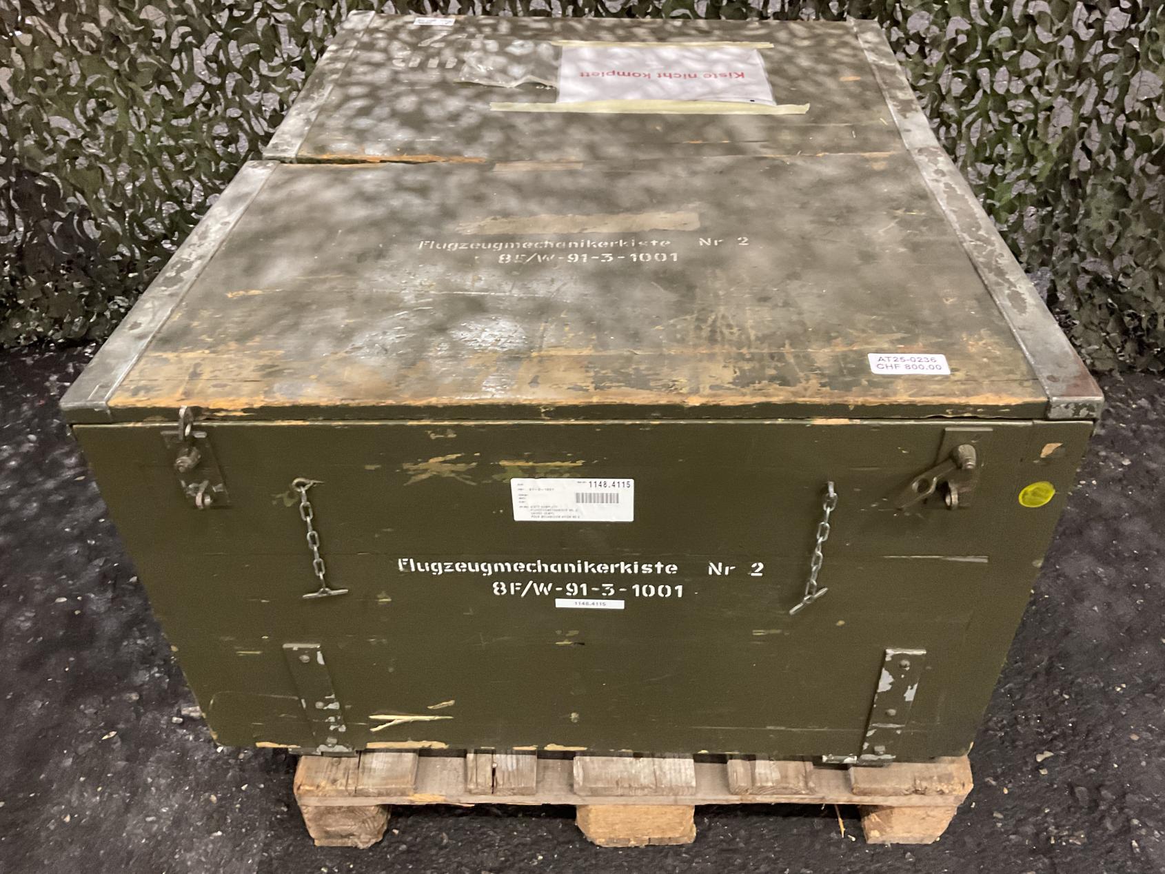 Werkzeugkiste Flugzeugmachaniker